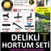 400 mt. 50cm.  Delik Aralıklı Sebze Damla Sulama Sistemi Hortumu Borusu ve Ek Parçaları Seti