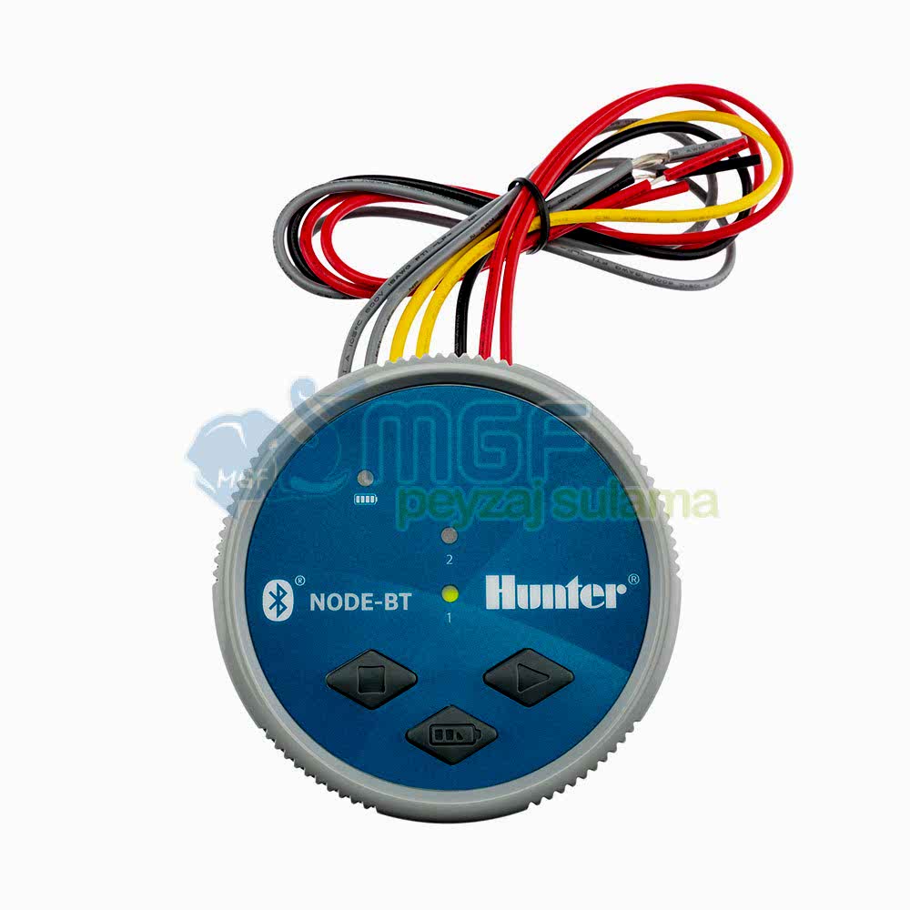 Hunter NODE-BT-100 LS (Bobinsiz) 1 İstasyonlu 9V Bluetooth Pilli Sulama Kontrol Ünitesi | Akıllı Zamanlayıcı