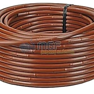 Ø16 mm. 100Mt 20Cm Kendinden Delikli Kahverengi Mgf Kör Damlama Sulama Borusu 100 Mt (Tse)