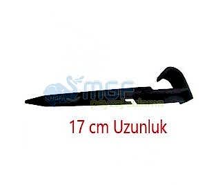 17 cm. Boru Sabitleme Kazığı Ø16mm. 50 Adet Kazık