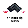 1''PE Dişli Dirsek  1'' Erkek x 1'' Dişi Dirsek