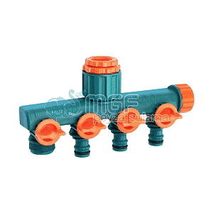 Üzümcü 4' Lü Jak Dağıtıcı 1/2\"-3/4\"-1\" KOD:336