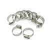 10 Adet Hortum Kelepçesi Tork Ayarlı 13x19 mm Paslanmaz Çelik Boru Metal Kelepçe Ayarlanabilir klips (Kopya)