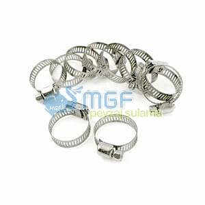 10 Adet Hortum Kelepçesi Tork Ayarlı 13x19 mm Paslanmaz Çelik Boru Metal Kelepçe Ayarlanabilir klips (Kopya)