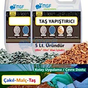MGF Çim Ve Çakıl Tutucu 5 litre. Taş, Çakıl, Kabuk Bağlayıcı Sabitleyici Yapıştırıcı Taş Reçinesi (Kopya)